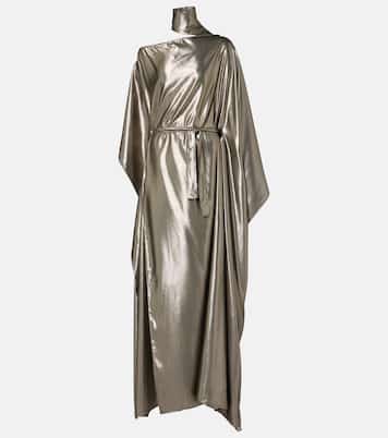 Taylor Seventies silk-blend lamé kaftan | Taller Marmo