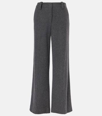 Weite Mid-Rise-Hose Violet | Proenza Schouler