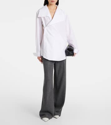 Weite Mid-Rise-Hose Violet | Proenza Schouler