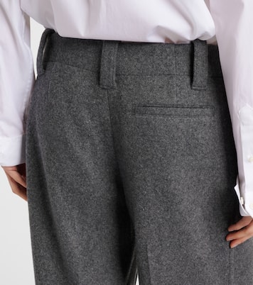 Weite Mid-Rise-Hose Violet | Proenza Schouler