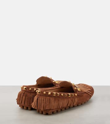 Mocassini Plaster Caster VLogo in suede | Valentino Garavani