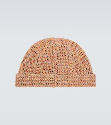 VGold linen and cotton beanie | Valentino Garavani
