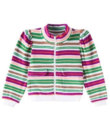 Malika striped cotton-blend jacket | Molo