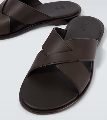 Leather sandals | Zegna