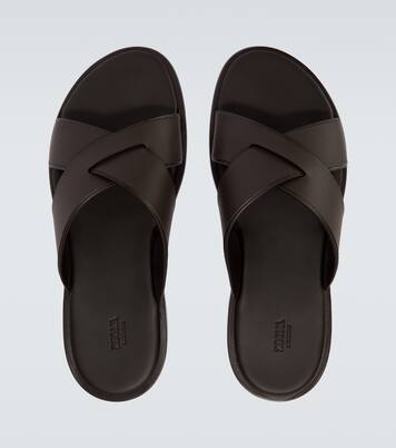 Leather sandals | Zegna