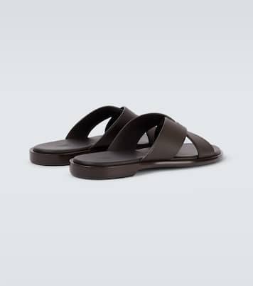 Leather sandals | Zegna