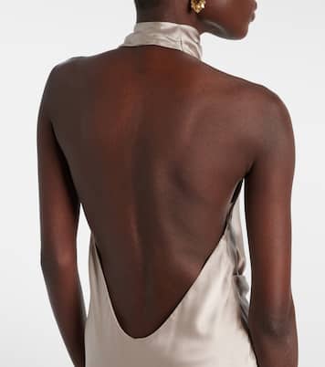 Robe longue en soie | The Sei