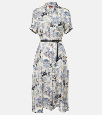 Abito chemisier Kiera in seta | Altuzarra