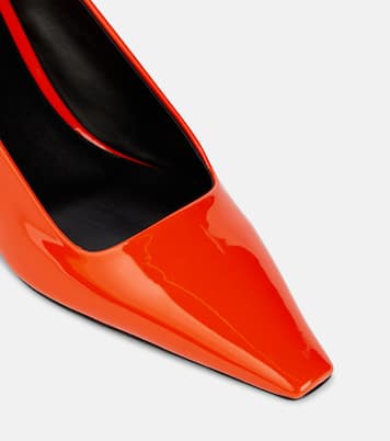 Leather slingback pumps | Versace