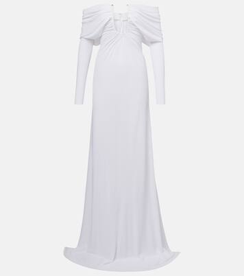 Arched Palm off-shoulder maxi dress | Christopher Esber