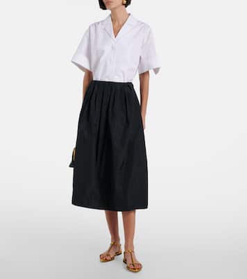 Sandalen aus Metallic-Leder | Jil Sander