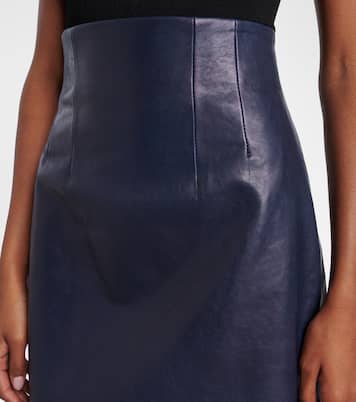 Loxley leather pencil skirt | Khaite