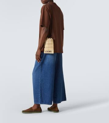 Paula's Ibiza Crossbody Bag aus Raffiabast | Loewe