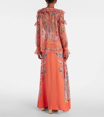Bedruckte Bluse aus Seide | Etro