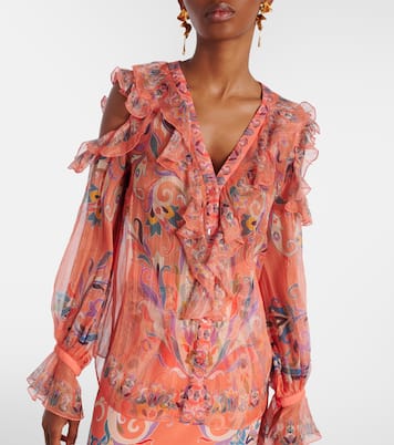 Bedruckte Bluse aus Seide | Etro