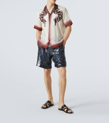 Embroidered bowling shirt | Dries Van Noten