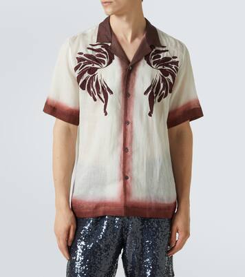 Embroidered bowling shirt | Dries Van Noten