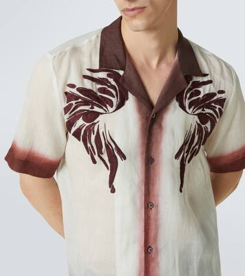 Embroidered bowling shirt | Dries Van Noten