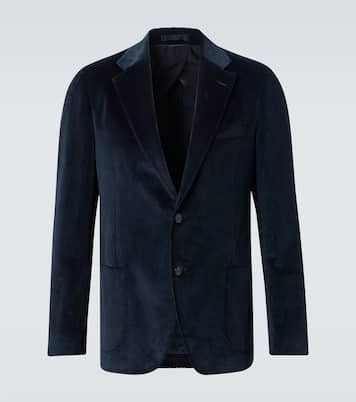 Blazer en velours côtelé de coton | Lardini