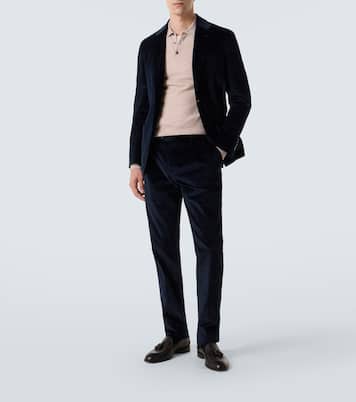 Blazer en velours côtelé de coton | Lardini