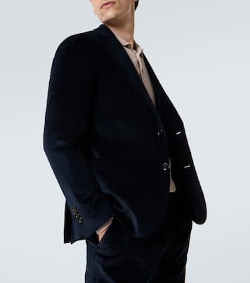 Blazer en velours côtelé de coton | Lardini