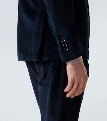 Blazer en velours côtelé de coton | Lardini