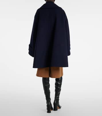 Double-breasted oversized wool-blend coat | Chloé