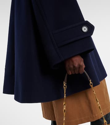 Double-breasted oversized wool-blend coat | Chloé