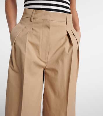 Weite High-Rise-Hose Dash aus Baumwolle | Altuzarra