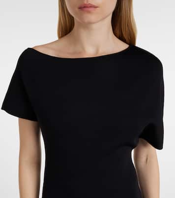 One-Shoulder-Midikleid aus Strick | Róhe