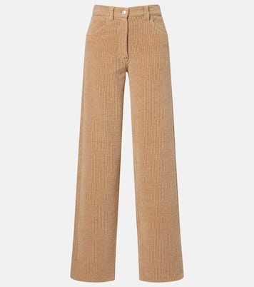 Clair high-rise corduroy straight pants | The Row