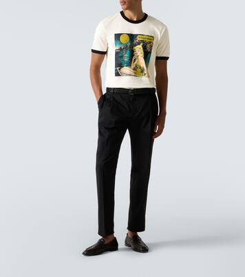 Printed cotton jersey T-shirt | Dolce&Gabbana