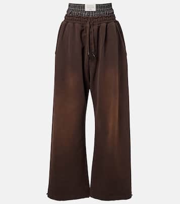 Pantaloni sportivi in cotone a strati | Acne Studios