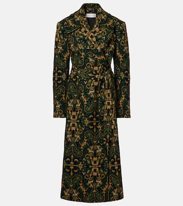 Rafaella printed coat  | Dries Van Noten