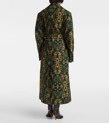 Rafaella printed coat  | Dries Van Noten