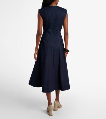 Robe midi Dulce en jean | Veronica Beard