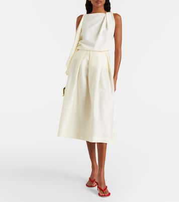 Sandalen Calypso aus Veloursleder | Gianvito Rossi