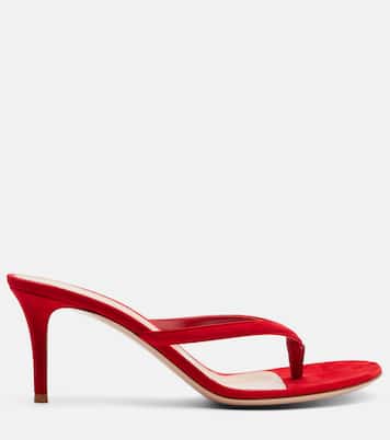 Sandalen Calypso aus Veloursleder | Gianvito Rossi