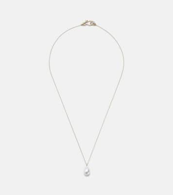 Perle Poire Simple 14kt gold necklace with freshwater pearls | Sophie Bille Brahe