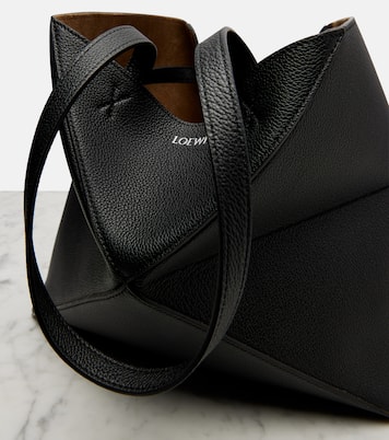 Tote Bag Puzzle Fold Medium aus Leder | Loewe