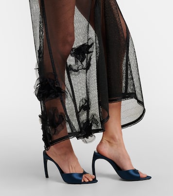 Midirock Basque aus Mesh | Victoria Beckham