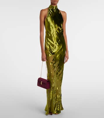 Symmetry suede crossbody bag | Savette