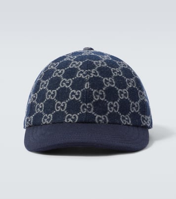 Baseballcap GG aus Woll-Jacquard | Gucci