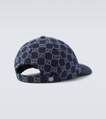Baseballcap GG aus Woll-Jacquard | Gucci