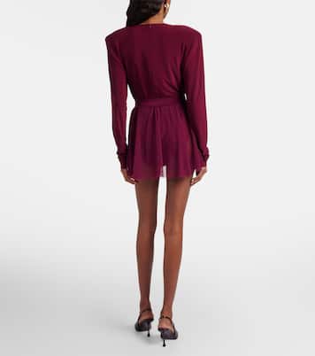 Belted semi-sheer bodysuit | Norma Kamali