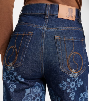 Bedruckte High-Rise Flared Jeans Partenope | La DoubleJ