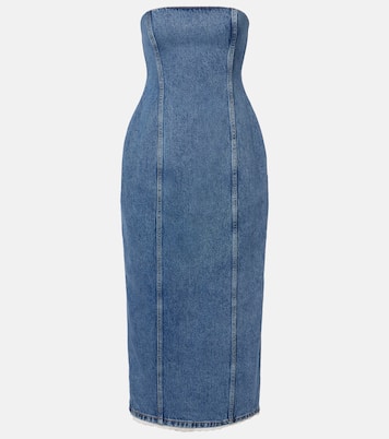 Bustier-Kleid aus Denim | Magda Butrym