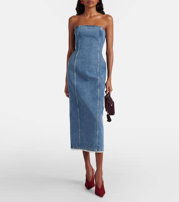 Bustier-Kleid aus Denim | Magda Butrym