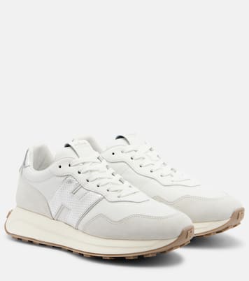 H641 leather and suede sneakers | Hogan