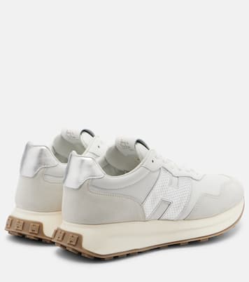 H641 leather and suede sneakers | Hogan